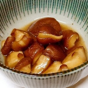 椎茸のめんつゆ焼き